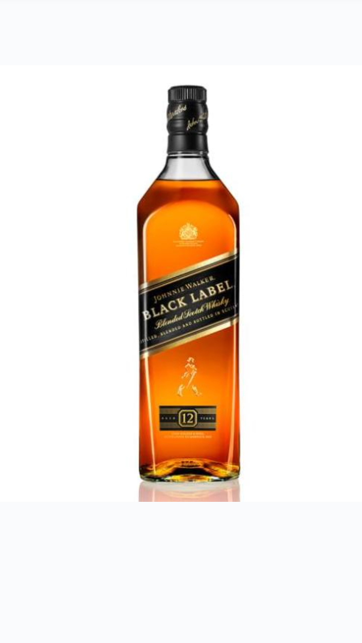 WHISKY JOHNNIE WALKER BLACK LABEL 1LT