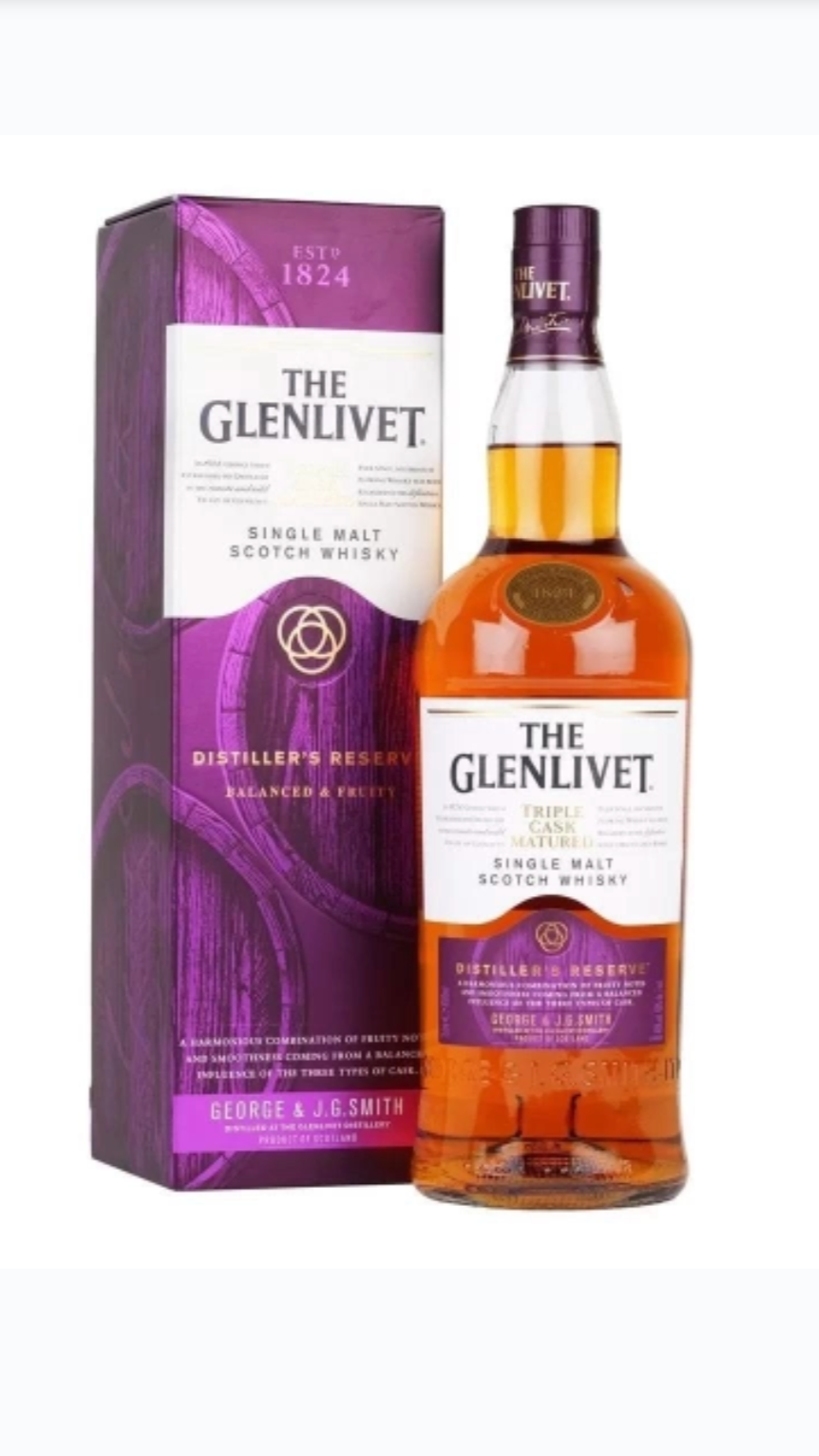 WHISKY THE GLENLIVET TRIPLE DISTILLER 1LT