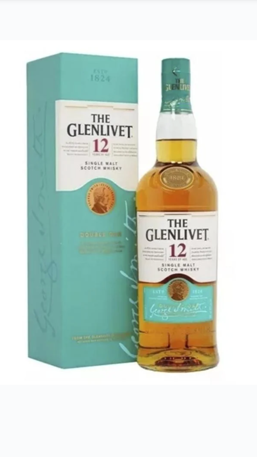 WHISKY THE GLENLIVET 12 ANOS 750ML
