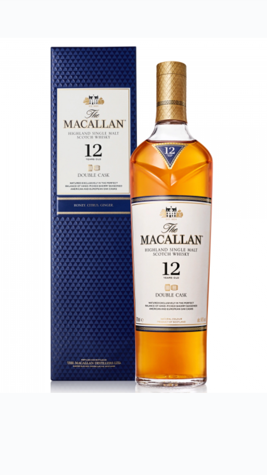 WHISKY THE MACALLAN 12 YO DOUBLE CASK 700ML