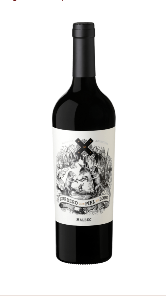 Vinho Tinto Mosquita Muerta Cordero con Piel de Lobo Malbec