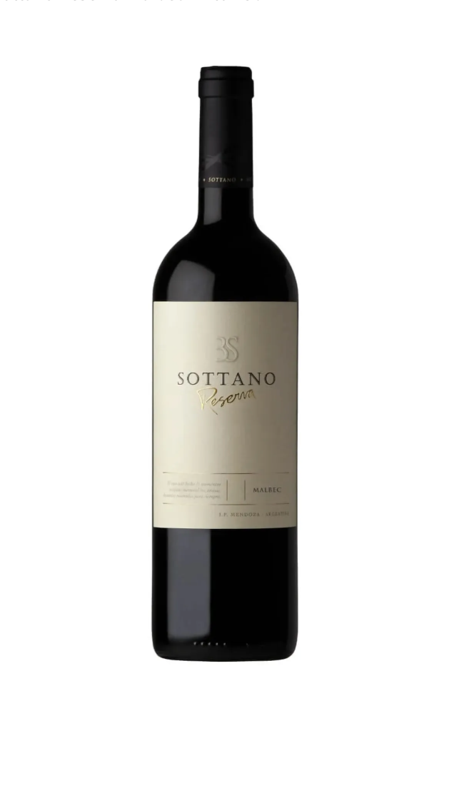 Vinho Argentino Sottano Reserva Malbec Tinto 750ml  