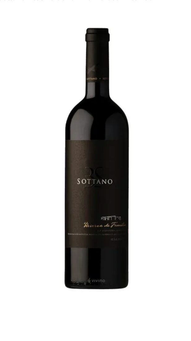 Vinho Argentino Sottano Reserva de Família Malbec Tinto 750ml 