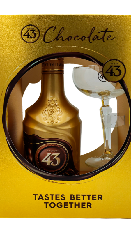 LICOR 43 CHOCOLATE + TACA 700ML